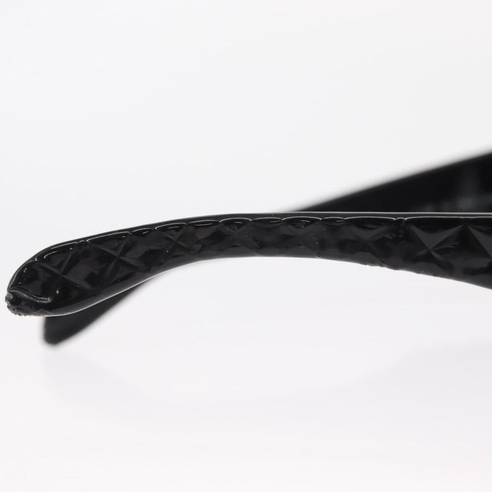 CHANEL COCO Mark Sunglasses plastic Black CC Auth 157822 - Picture 6 of 13